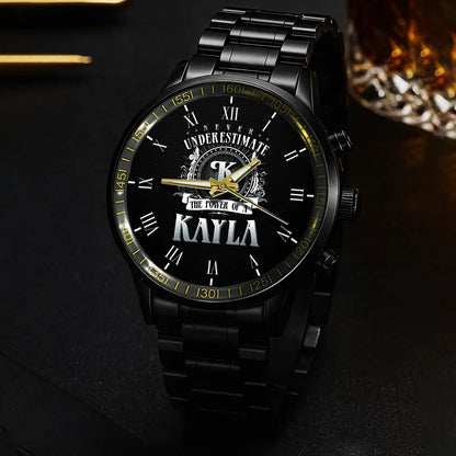 KAYLA 13K1-85 Personalized Watch, Premium Gift for Anniversary