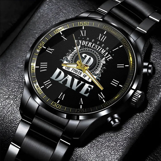 DAVE 13K1-85 Personalized Watch, Premium Gift for Anniversary