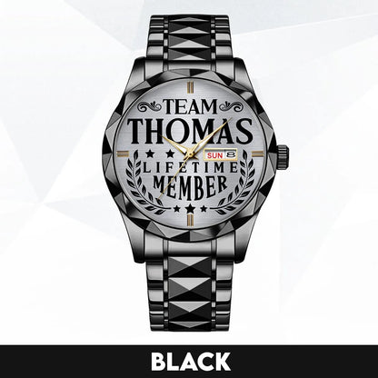 THOMAS 13K1-437 Luxury Alloy-Men Watch, Personalized Premium Gift for Anniversary