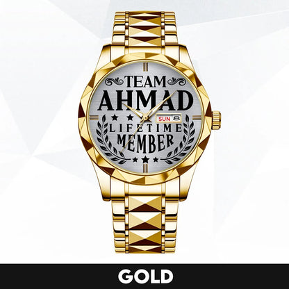 AHMAD 13K1-437 Luxury Alloy-Men Watch, Personalized Premium Gift for Anniversary