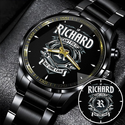 RICHARD 13K1-447 – Personalized Name Watch “If Can’t Fix It, No One Can”