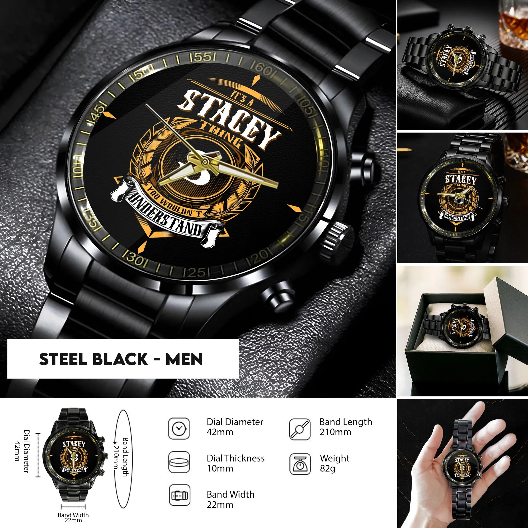 Steel Black - Men