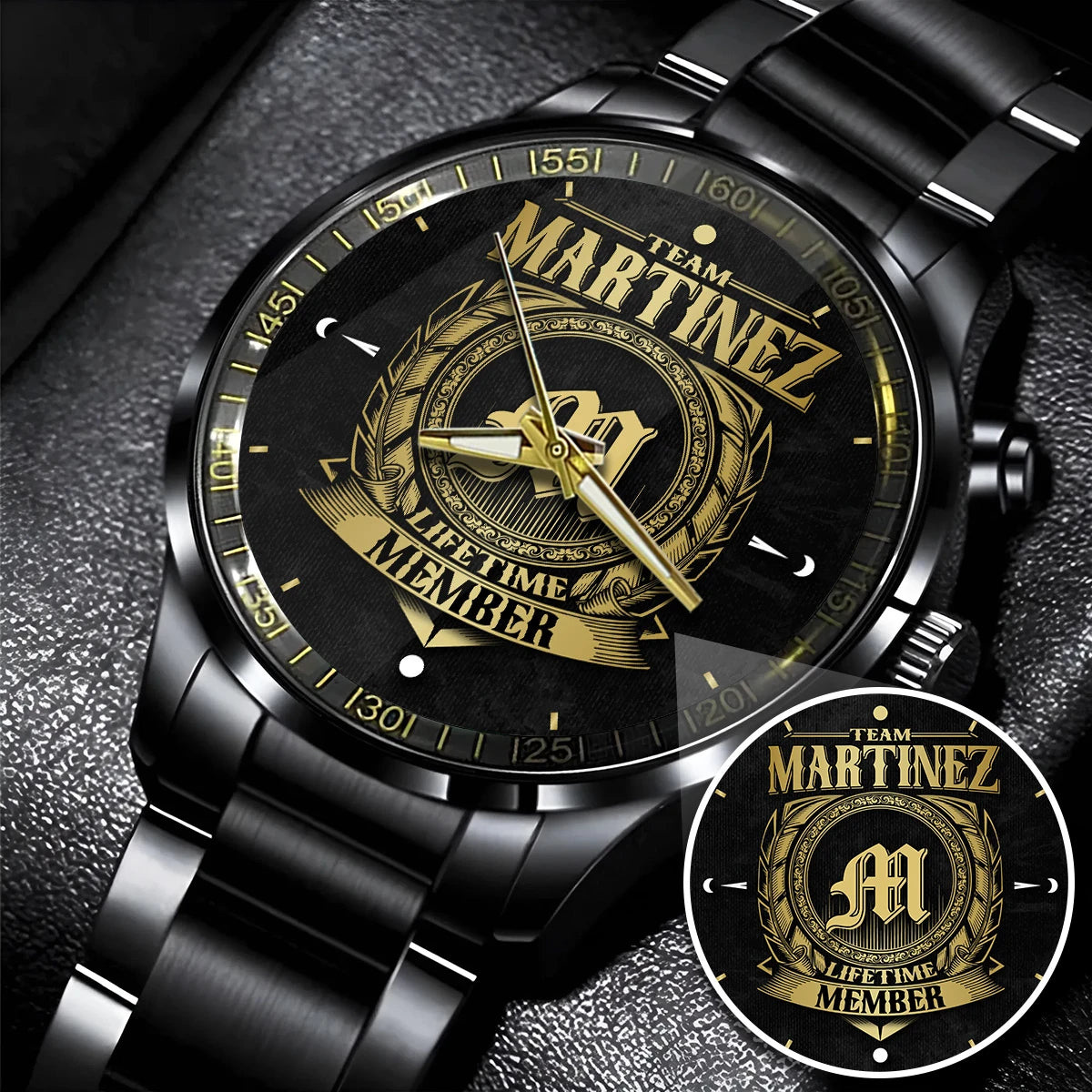 MARTINEZ 13K1-444 Personalized Watch, Premium Gift for Anniversary