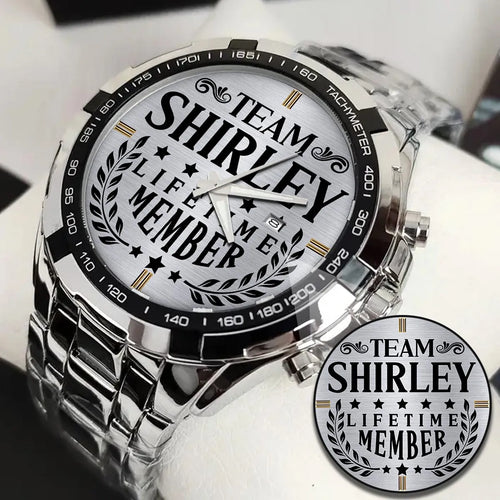 SHIRLEY 13K1-437 Alloy-Quatz-Men Watch, Personalized Premium Gift for Anniversary