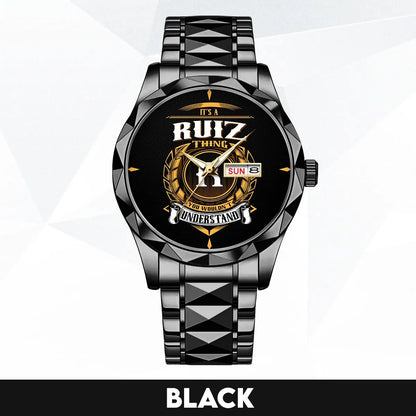 RUIZ 13K1-434 Luxury Alloy-Men Watch, Personalized Premium Gift for Anniversary