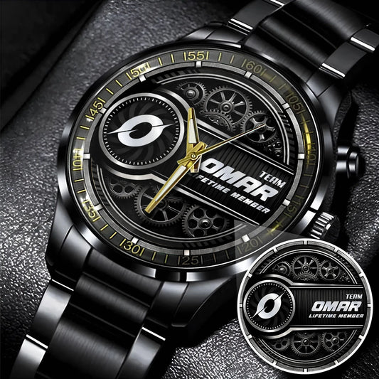OMAR 13K1-441 Personalized Watch, Premium Gift for Anniversary