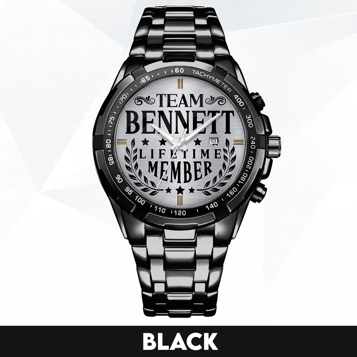 BENNETT 13K1-437 Alloy-Quatz-Men Watch, Personalized Premium Gift for Anniversary