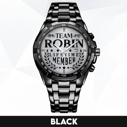 ROBIN 13K1-437 Alloy-Quatz-Men Watch, Personalized Premium Gift for Anniversary