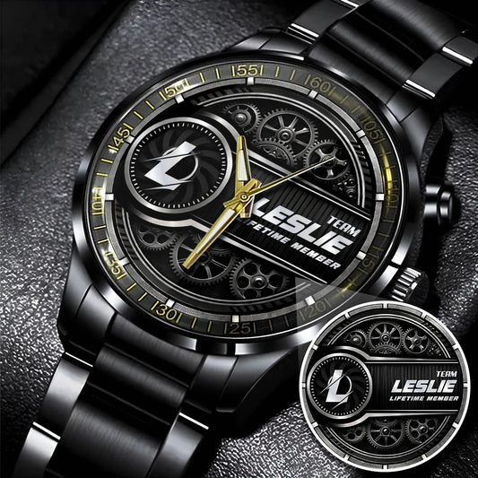LESLIE 13K1-441 Personalized Watch, Premium Gift for Anniversary