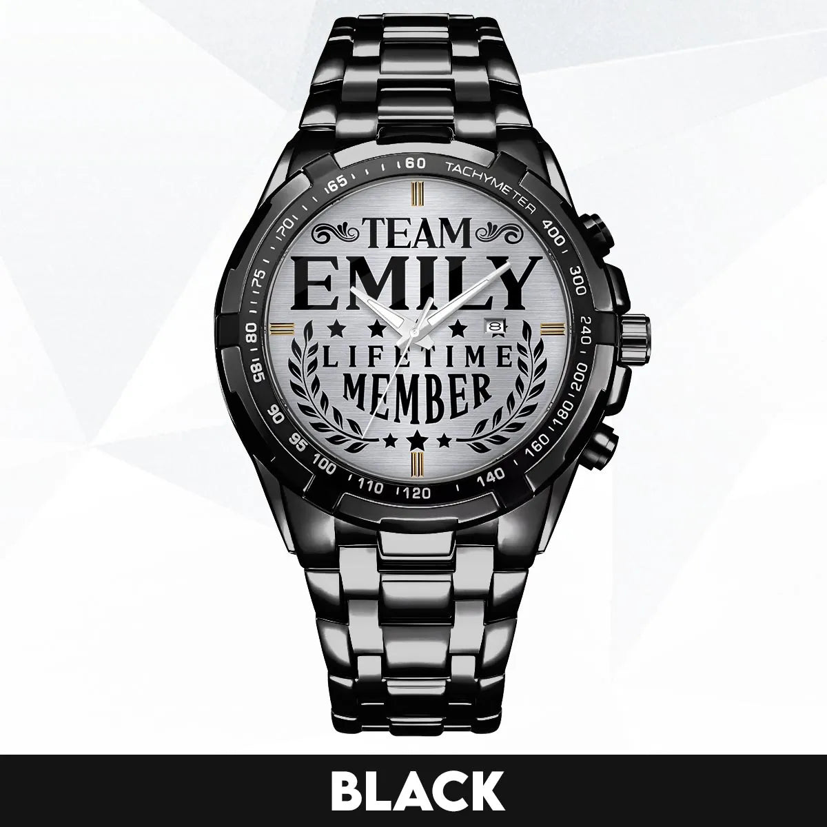 EMILY 13K1-437 Alloy-Quatz-Men Watch, Personalized Premium Gift for Anniversary