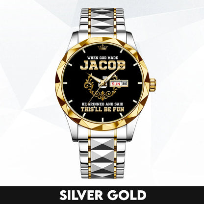 God Made Your Name Royal Watch JACOB M1-W14