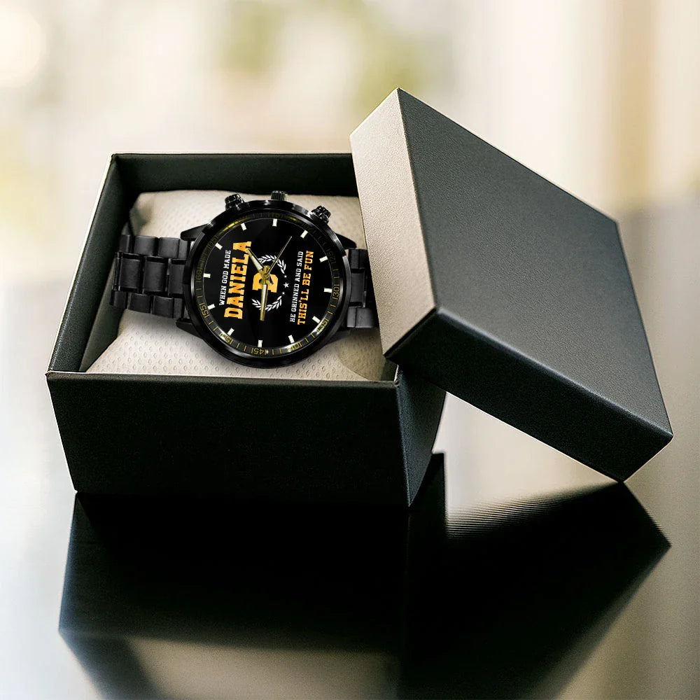 When God Made He Grinned And Said This'll Be Fun Watch DANIELA M1-W7
