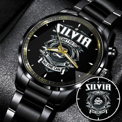 SILVIA 13K1-447 – Personalized Name Watch “If Can’t Fix It, No One Can”