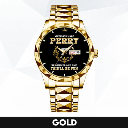 God Made Your Name Royal Watch PERRY M1-W14