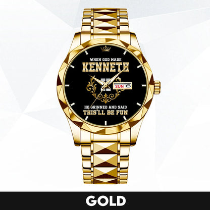 God Made Your Name Royal Watch KENNETH M1-W14