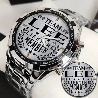 LEE 13K1-437 Alloy-Quatz-Men Watch, Personalized Premium Gift for Anniversary