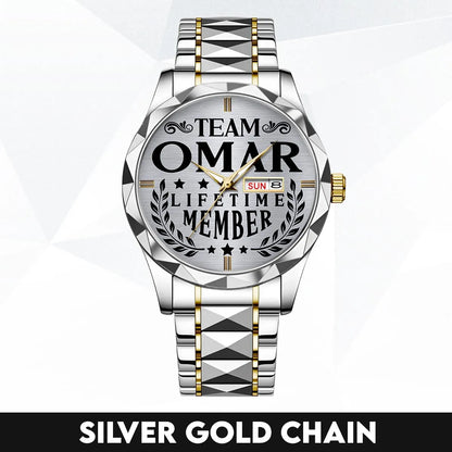 OMAR 13K1-437 Luxury Alloy-Men Watch, Personalized Premium Gift for Anniversary