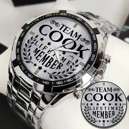 COOK 13K1-437 Alloy-Quatz-Men Watch, Personalized Premium Gift for Anniversary