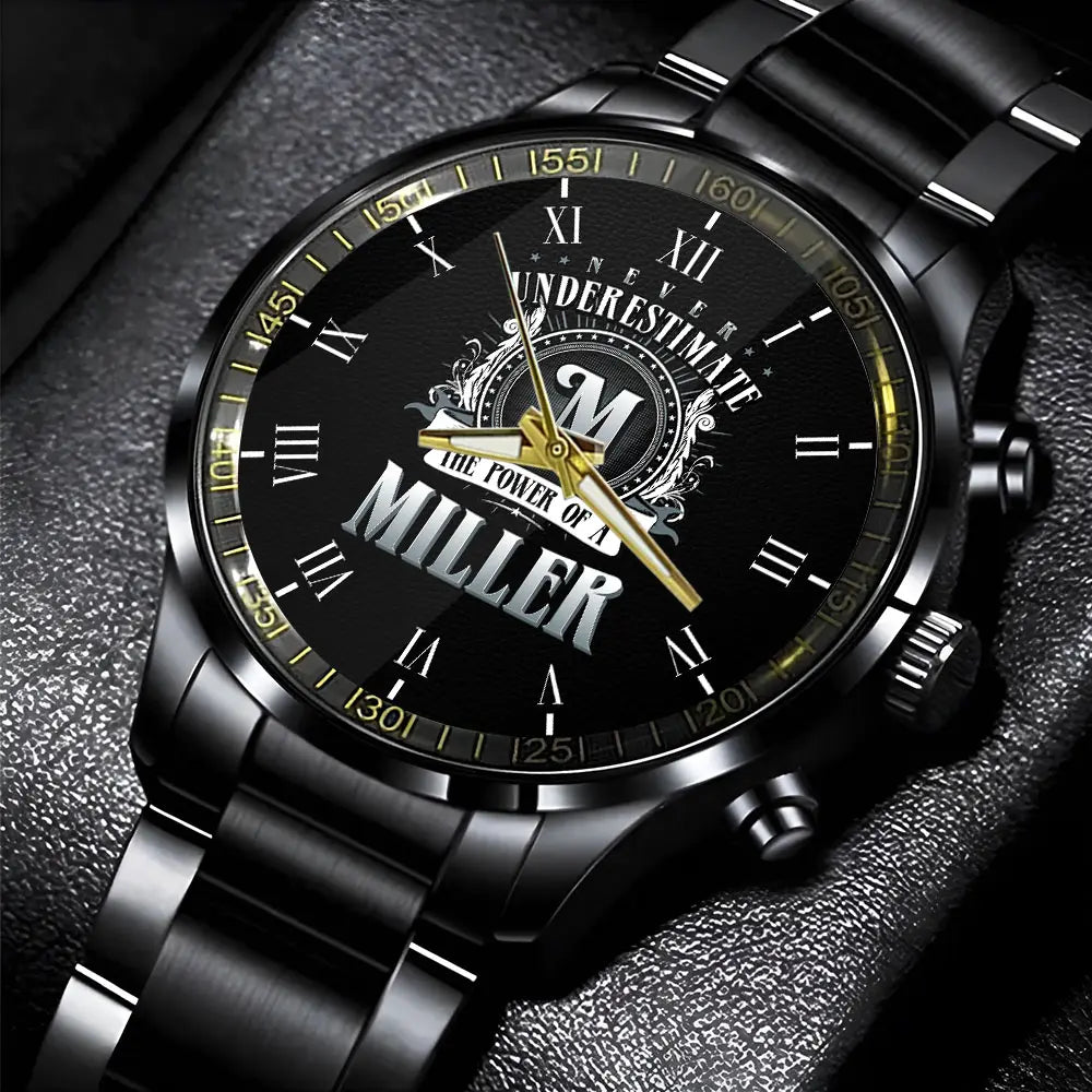 MILLER 13K1-85 Personalized Watch, Premium Gift for Anniversary
