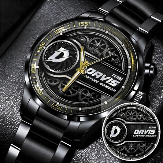 DAVIS 13K1-441 Personalized Watch, Premium Gift for Anniversary