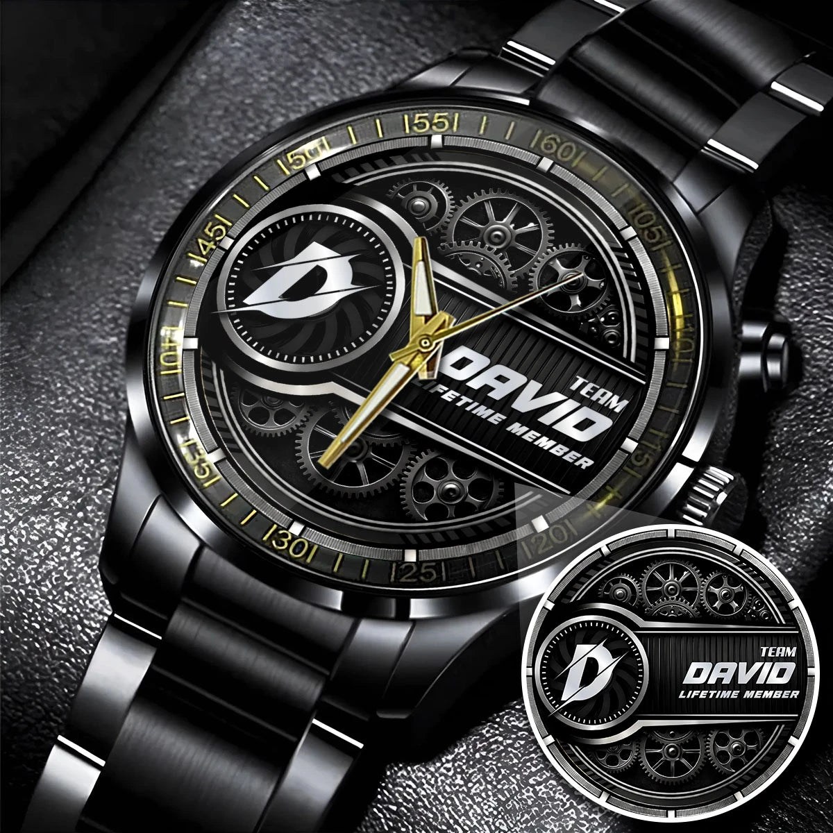 DAVID 13K1-441 Personalized Watch, Premium Gift for Anniversary