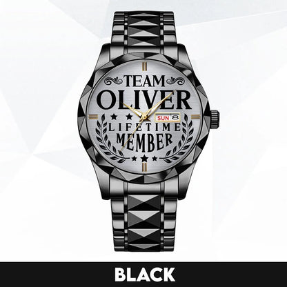 OLIVER 13K1-437 Luxury Alloy-Men Watch, Personalized Premium Gift for Anniversary