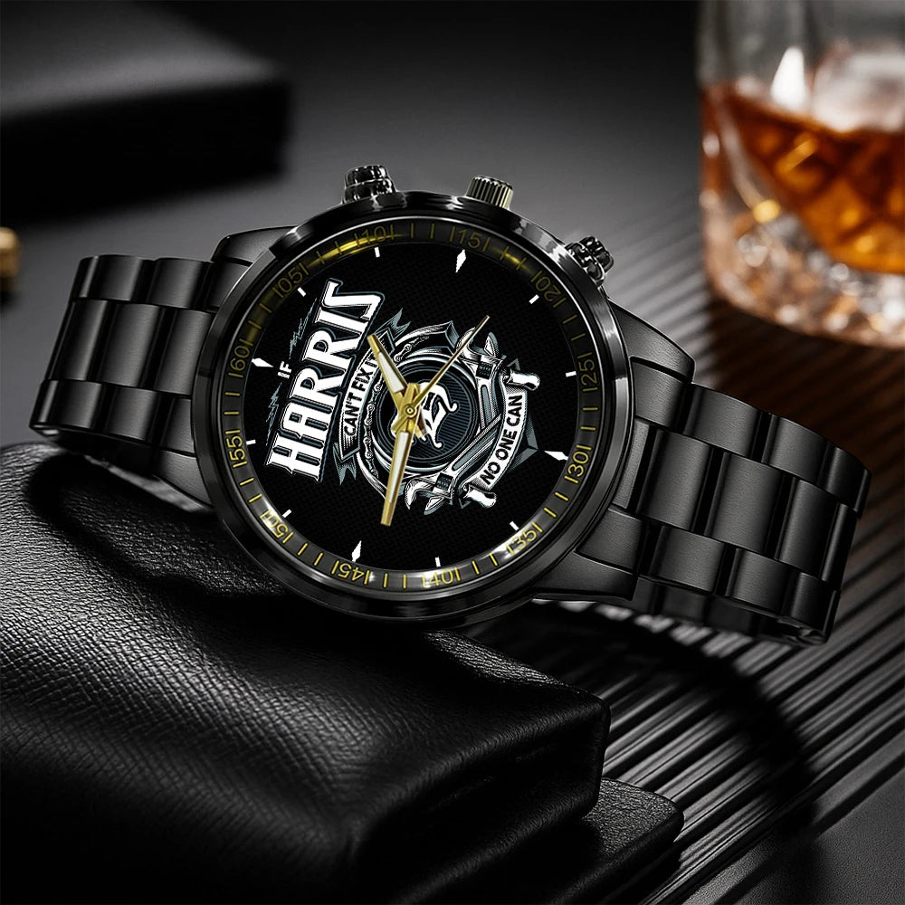 HARRIS 13K1-447 – Personalized Name Watch “If Can’t Fix It, No One Can”