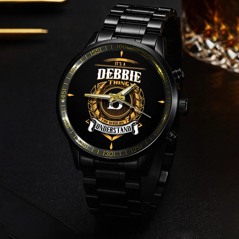 DEBBIE 13K1-434 Personalized Watch, Premium Gift for Anniversary