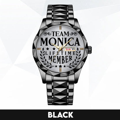 MONICA 13K1-437 Luxury Alloy-Men Watch, Personalized Premium Gift for Anniversary