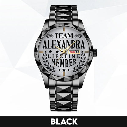 ALEXANDRA 13K1-437 Luxury Alloy-Men Watch, Personalized Premium Gift for Anniversary