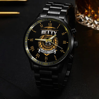 BETTY F01-86 Personalized Watch, Premium Gift for Anniversary