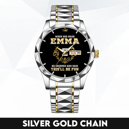 God Made Your Name Royal Watch EMMA M1-W14