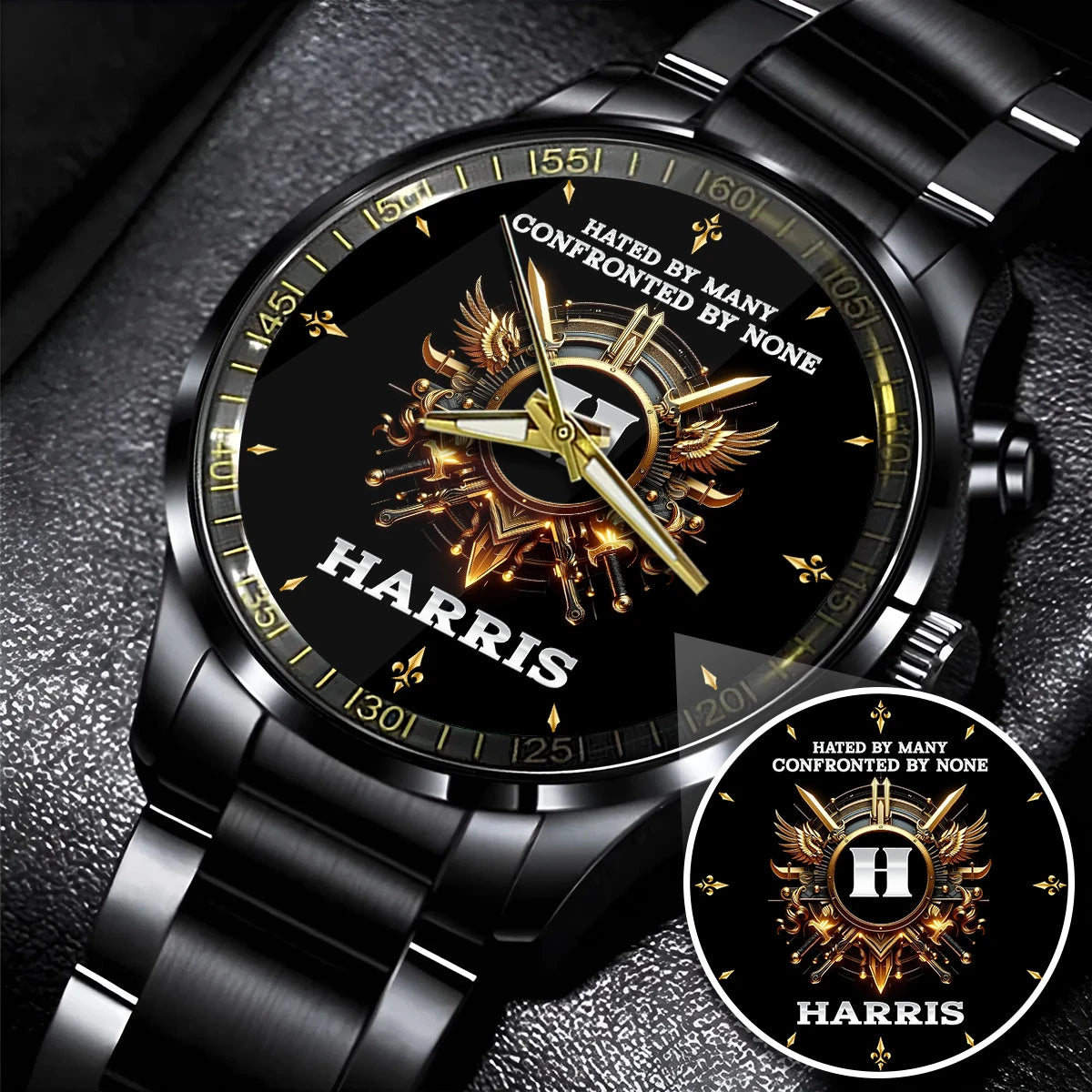 Hated By Many Confronted By None Sword Watch HARRIS M1-W13