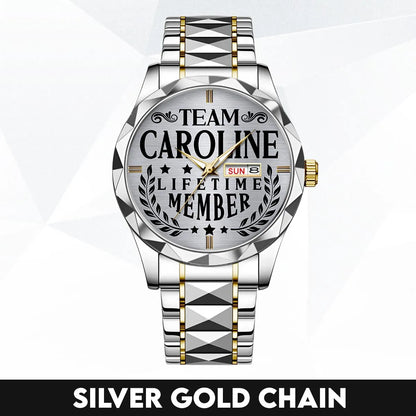 CAROLINE 13K1-437 Luxury Alloy-Men Watch, Personalized Premium Gift for Anniversary