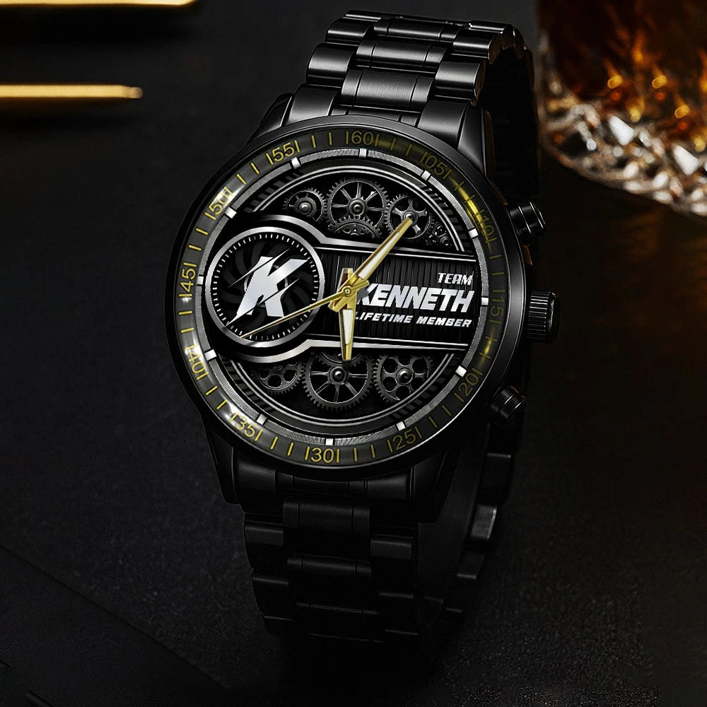 KENNETH 13K1-441 Personalized Watch, Premium Gift for Anniversary