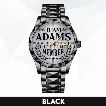 ADAMS 13K1-437 Luxury Alloy-Men Watch, Personalized Premium Gift for Anniversary