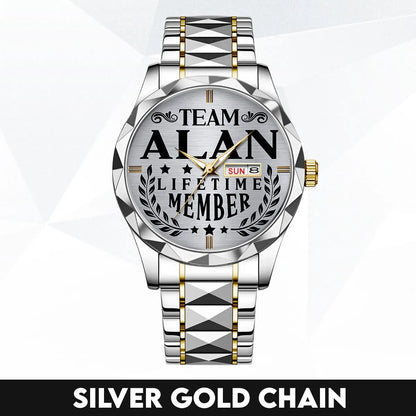 ALAN 13K1-437 Luxury Alloy-Men Watch, Personalized Premium Gift for Anniversary