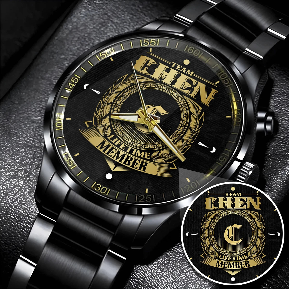 CHEN 13K1-444 Personalized Watch, Premium Gift for Anniversary