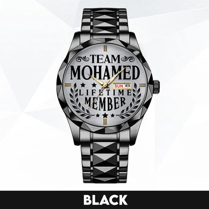 MOHAMED 13K1-437 Luxury Alloy-Men Watch, Personalized Premium Gift for Anniversary