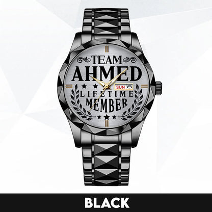 AHMED 13K1-437 Luxury Alloy-Men Watch, Personalized Premium Gift for Anniversary