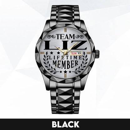 LIZ 13K1-437 Luxury Alloy-Men Watch, Personalized Premium Gift for Anniversary