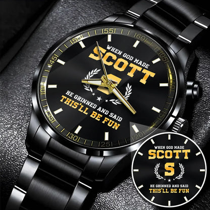 When God Made He Grinned And Said This'll Be Fun Watch SCOTT M1-W7