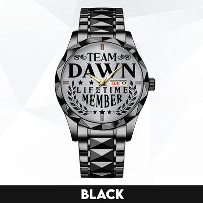 DAWN 13K1-437 Luxury Alloy-Men Watch, Personalized Premium Gift for Anniversary