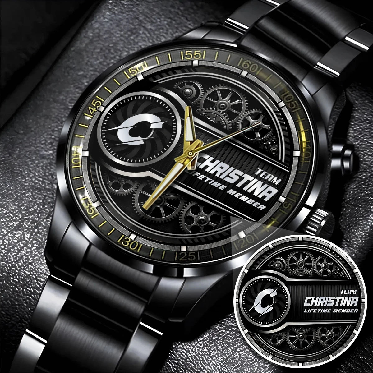 CHRISTINA 13K1-441 Personalized Watch, Premium Gift for Anniversary
