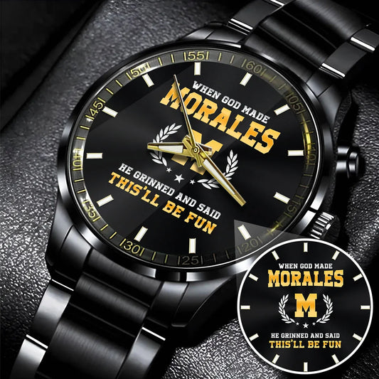 When God Made He Grinned And Said This'll Be Fun Watch MORALES M1-W7