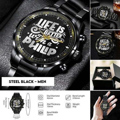 Steel Black - Men