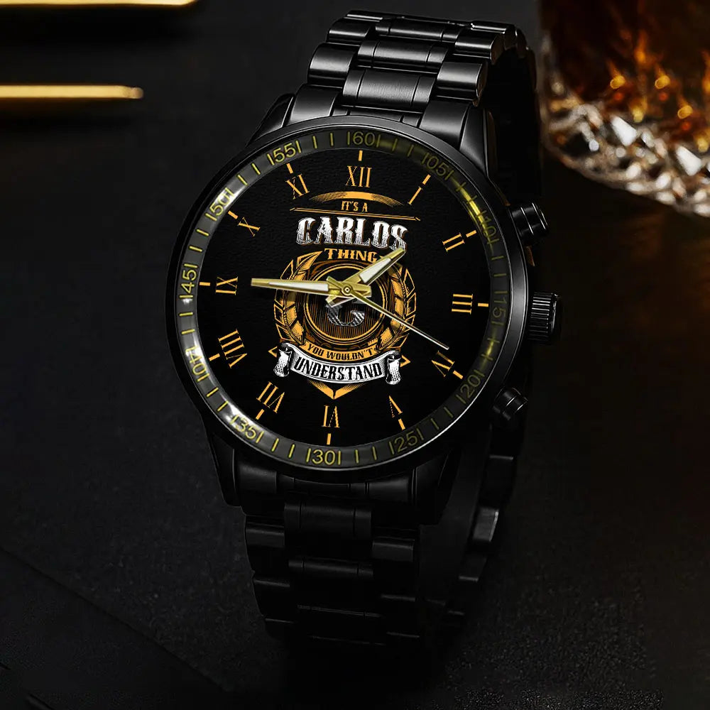 CARLOS F01-86 Personalized Watch, Premium Gift for Anniversary