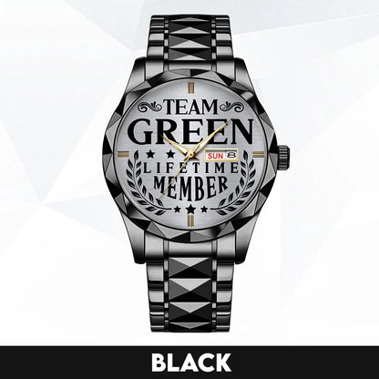 GREEN 13K1-437 Luxury Alloy-Men Watch, Personalized Premium Gift for Anniversary