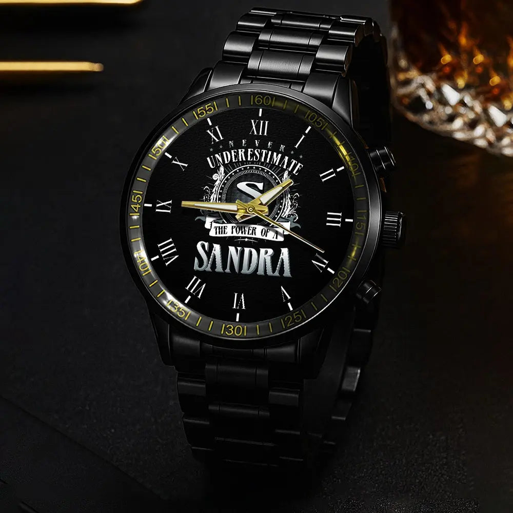 SANDRA 13K1-85 Personalized Watch, Premium Gift for Anniversary
