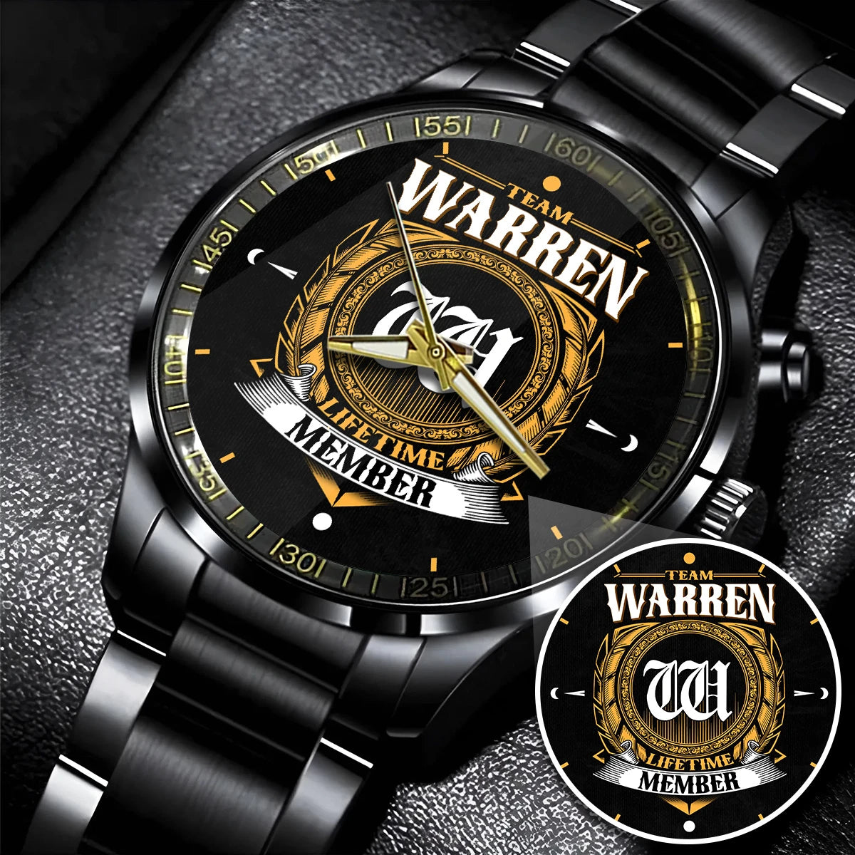WARREN 13K1-445 Personalized Watch, Premium Gift for Anniversary